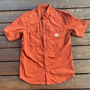 Carhartt force vented fishing shirt button up/size:M